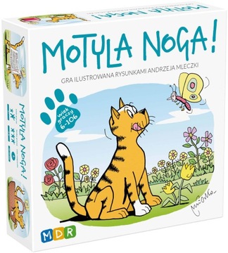 MOTYLA NOGA gra rodzinna MLECZKO towarzyska