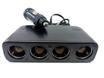 РАЗЪЕМ ДЛЯ ПРИЖИГАЛКИ НА 4 РОЗЕТКИ