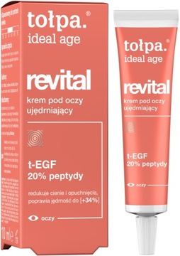 TOŁPA IDEAL AGE KREM POD OCZY UJĘDRNIAJĄCY REVITAL Z PEPTYDAMI