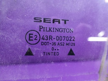SEAT LEON I TOLEDO II 99-05 HB 5D SKLO (OKNO) DVEŘNÍ LEVÝ PŘEDNÍ