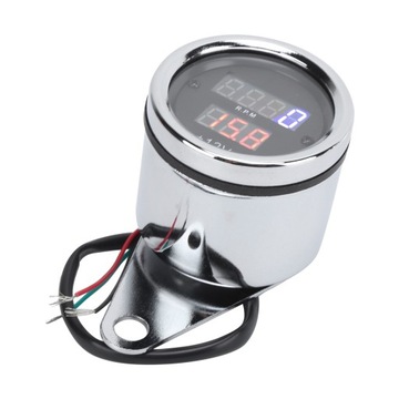 Motocykl 3 w 1 Tachometr Prędkościomierz Odograph Wyświetlacz LCD Odporny na promieniowanie UV