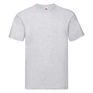 T-SHIRT KOSZULKA FRUIT OF THE LOOM Szary melanż