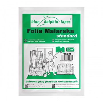 Folia malarska Blue Dolphin 4x5 m