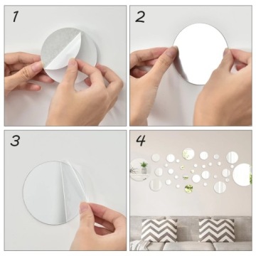 Оформление стены Декоративное зеркало Круги Круги