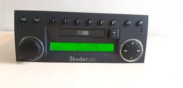 ЗАВОДСКАЯ РАДИО SKODA MS 202 МУЗЫКА ЗВУК FABIA I 1999-2008 ДЕКОДИРОВАННАЯ