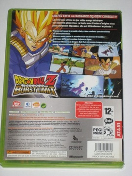 Игра DRAGON BALL Z BURST LIMIT XBOX 360 BDB