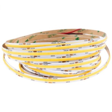 Светодиодная лента COB 24В 9Вт/м SOLID COLD ROLL 5м CW