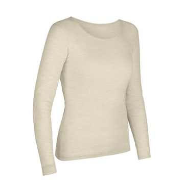 ЖЕНСКАЯ ФУТБОЛКА ИЗ 100% МЕРИНОСА С ДЛИННЫМИ РУКАВАМИ