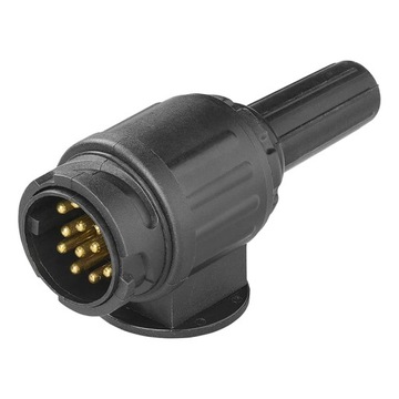 13-контактная вилка для кемпингового прицепа из ПВХ типа Jaeger, модель 3, усиленная