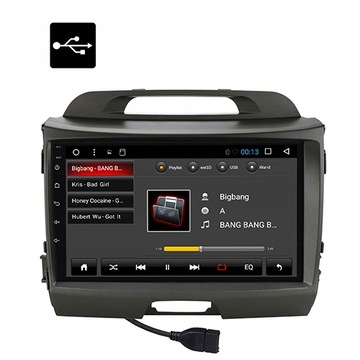 РАДИО GPS НАВИГАЦИЯ KIA SPORTAGE 2010-15 ANDROID