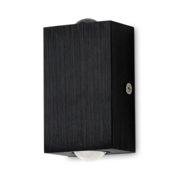 Kinkiet LED LAMPA oprawa ścienna 2x1W 230V CZARNA