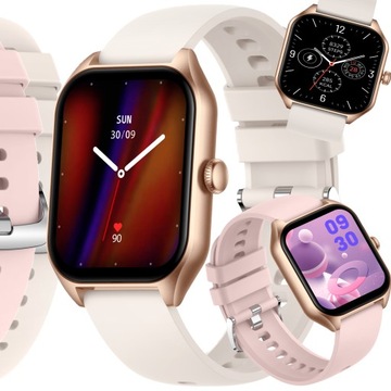 SMARTWATCH ZEGAREK RUBICON DAMSKI ROZMOWY MENU POLSKIE KROKI PULS CIŚNIENIE