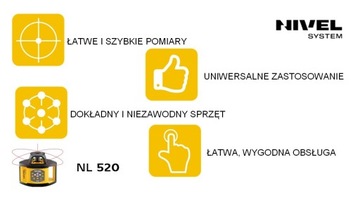 NIVEL SYSTEM NL520 НАШИВКА ДЛЯ ШТАТИВА ДЛЯ ЛАЗЕРНОГО УРОВНЯ