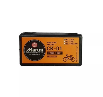 Zestaw naprawa przebić dętek rower klej łatki 8 elementów set wulkanizacja