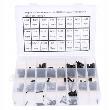 ZESTAW WAŁKÓW SPRĘŻYSTYCH SPRĘŻYNOWYCH KOŁKI