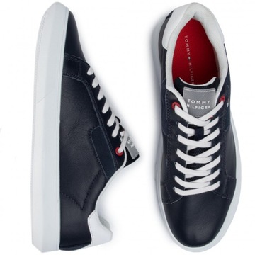 Sneakersy damskie TOMMY HILFIGER buty sportowe trampki granatowe r. 40 26cm