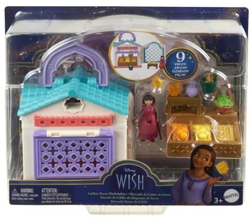 Mattel Disney Życzenie Dahlia z Rosas Zestaw z minilalką HRH74