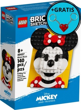 LEGO Art 40457 Minnie Mouse + 2 x brelok LEGO - GRATIS
