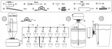 АВТО ЛЕЙКА автоматическая система для полива ГОРШЕЧНЫХ РАСТЕНИЙ на балконе