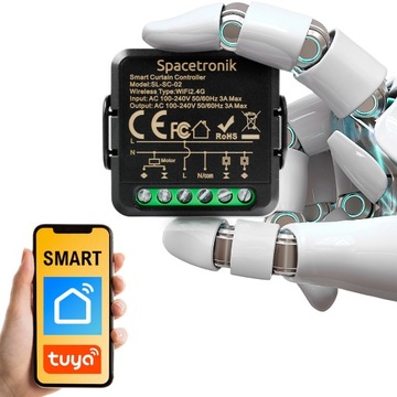 Inteligentny Mini Sterownik Rolet WiFi Tuya SMART