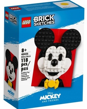 KLOCKI LEGO BRICK SKETCHES DISNEY 40456 MYSZKA MIKI