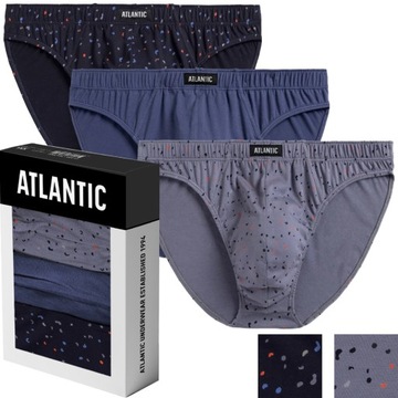 ATLANTIC slipy męskie 3-PACK sport 3MP majtki wielopak XL