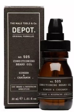 DEPOT 505 ODŻYWCZY OLEJEK DO BRODY Ginger Cardamom