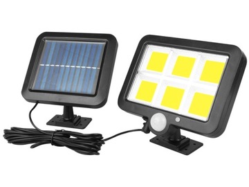 Lampa solarna z czujnikiem ruchu zmierzchu 120LED