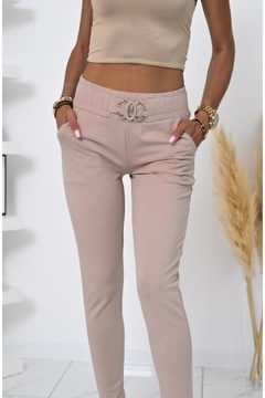 ELEGANCKIE STYLOWE SPODNIE DRESOWE NYLAH! WZ.1 XL