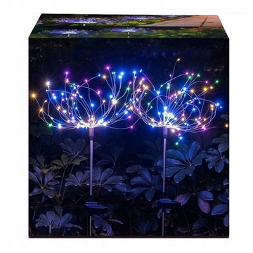 2X LAMPA SOLARNA OZDOBA OGRODOWA DMUCHAWCE 150 LED