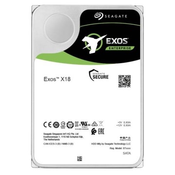 Жесткий диск Seagate Exos X18 14 ТБ SAS 3,5 дюйма. Гарантия до 06–2028 г.