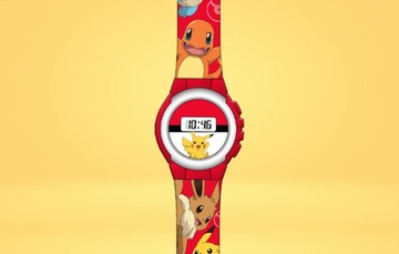ДЕТСКИЕ ЛЕГКИЕ ЭЛЕКТРОННЫЕ НАРУЧНЫЕ ЧАСЫ С ЛИЦЕНЗИЕЙ ДЛЯ ДЕТЕЙ ПОКЕМОН ТАЙМЕР