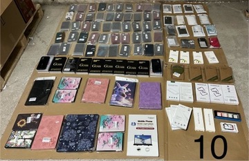 Коробка микс Amazon категории А 100 шт. Чехлы для телефонов, планшетов и ремешки для умных часов.