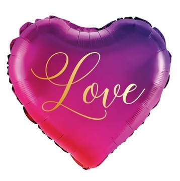 Balon foliowy serce Love na Walentynki Zaręczyny