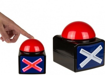 Зуммер, кнопка НЕТ - звук, свет, ИГРОВОЕ ШОУ