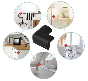 ЗАЩИТА УГЛОВ ЧЕРНАЯ ПЕНА 1 ШТ.