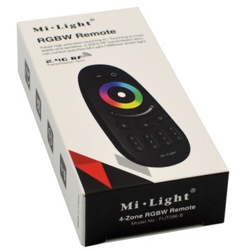 MILIGHT FUT096B PILOT 4-STREFOWY RGB+CCT CZARNY