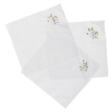Кружевные платочки, носовые платочки, 3 шт.