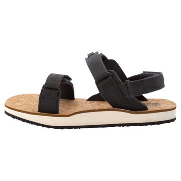 JACK WOLFSKIN Sandały Ecostride 2 Sandal W 4051771 Phantom/Cork