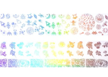 Набор трансферных пленок HOLOGRAPHIC DESIGNS HOLO BOX 1 10 шт.