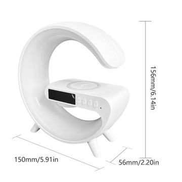 Smart G Lamp - Bluetooth-динамик, беспроводное зарядное устройство, RGB-будильник