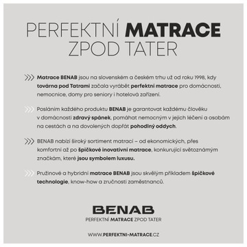 Benab Simple Pur Junior Kid Materac 70 x 165 cm