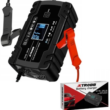 Ładowarka do Akumulatora Prostownik 12V i 24V Samochodowy QUAD MOTOCYKL