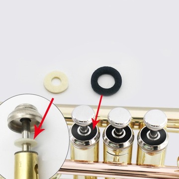 50 фетровых шайб для трубных клапанов Cornet, черные