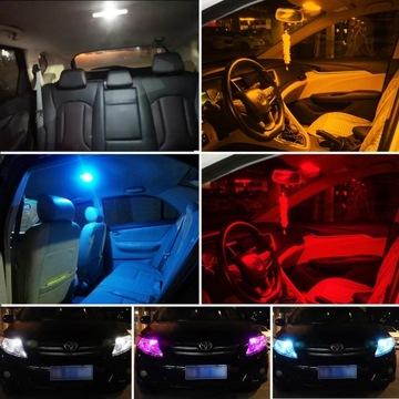2шт W5W LED T10 Светодиодная лампа 168 194 Canbus Nor
