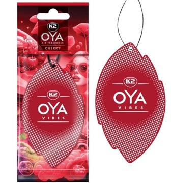 K2 V910 OYA VIBES CHERRY ZAPACH SAMOCHODOWY ZAWIESZKA