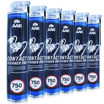 AABCOOLING 6X Contact Cleaner PRO 750ml SPRAY CZYŚCI STYKI KLEMY CIEŻARÓWEK
