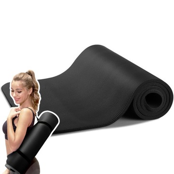 GRUBA PIANKA MIĘKKA MATA DO ĆWICZEŃ JOGA PILATES