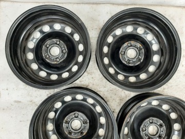 4× DISK OCELOVÝ VOLKSWAGEN OE 5Q0601027Q 6.0" X 16" 5X112 ET 48
