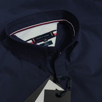 koszula męska Tommy Hilfiger Core Flex Poplin granat rozmiar XL
